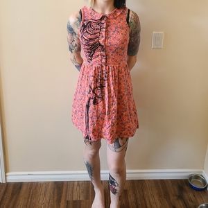 Iron Fist Floral Skelton Dress